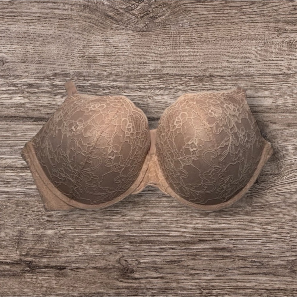 JoySpun‎ Elegant Lace Underwire Pushup Bra in Light Pink 38D